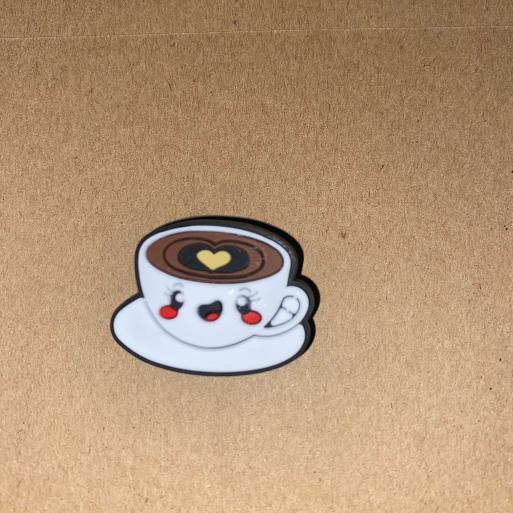 🐊6/$12🐊 Cute Coffee Cup Croc Charm